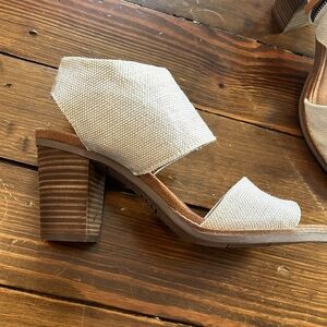 Toms cutout heeled sandal’s